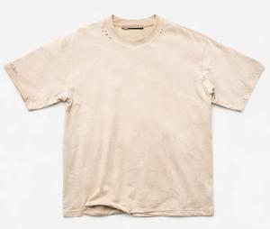 Acid Wash <b>Oversized</b> T <b>Shirt</b> 100% Cotton Vintage Washed Tee Blank Streetwear O Neck Short Sleeve for Men Acid Washed <b>Shirts</b> - Product Image 3