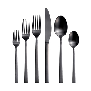 Ensemble de couverts en acier inoxydable plaqué or Look royal à long manche mince pour restaurant hôtel fête utilisation-ensembles de couverts lavables au lave-vaisselle - Product Image 5