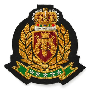 Badges brodés faits à la main en fil de laine, nouveau style, service OEM, badge brodé - Product Image 1