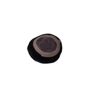 Toupet en cheveux humains à base mono, perruque à base mono, prothèse capillaire en cheveux humains, taz hair bd - Product Image 5