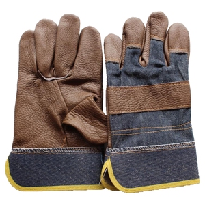 Gréement de meubles Gants à main industriels Construction Agriculture Jardinage Mécanique Entrepôt Peau de vache Duty Heavy - Product Image 1