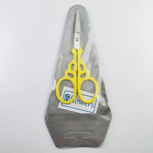 Fabricante de tijeras para bordar, tijeras de corte de tela para enhebrar, tijeras para manualidades con cuchillas rectas y afiladas para obras de arte - Product Image 5