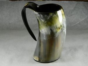 TANKARD DE CORNE À BOIRE DE VIKING FABRIQUÉ À LA MAIN ORIGINAL POUR TASSE DE BIÈRE Tasse de corne à boire Viking originale pour l'occasion de Noël - Product Image 5