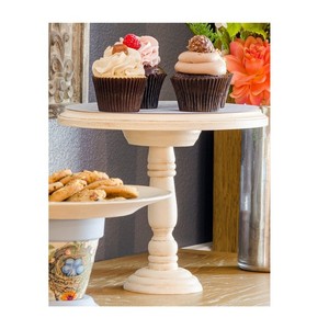 Premium Design Acacia Wood Cake Stand Round Wooden Cake Stand Cake <b>Tools</b> Ot Selling Top Quality Natural Wood - Product Image 4