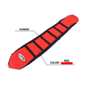 Funda de Asiento de Motocross de Goma Suave JFG para Honda CRF250 2004-2009, Roja y Negra, con Revestimiento Antideslizante para Motocicleta Todoterreno - Product Image 2