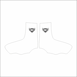 2025 fábrica para hombre personalizado de alta calidad fútbol americano polainas elástico deporte zapato Cleat cubre sublimación negra - Product Image 2