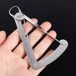 Calibrador de Acero Inoxidable de 0 a 10 mm, Calibrador de Medición Dental y Ortodoncia, Instrumento de Medición Manual para Dentistas y Laboratorios, Certificado CE - Product Image 4