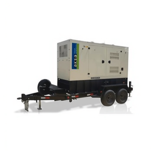 2025 AKSA 80 KW <b>Towable</b> Diesel Generator Power Module for Temporary Jobsite Event Emergency Electrical Power - Product Image 2