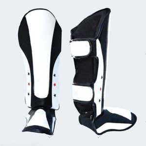 Buena calidad Shin empeine de MMA pie de la pierna guardias Muay Thai Shin guardia - Product Image 1