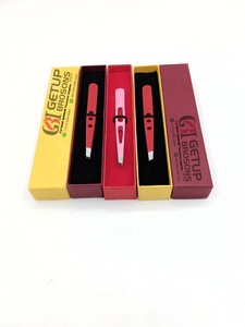 Pinzas Profesionales de Acero Inoxidable con Punta Puntiaguda para Extensión de Cejas, Logotipo Personalizado, Herramientas de Belleza Duraderas y Ligeras, Venta al Por Mayor - Product Image 6