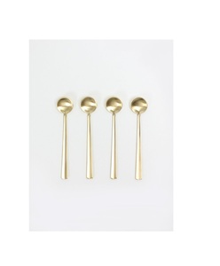 Ensemble de couverts en métal en acier inoxydable au fini mat de haute qualité, élégant et tendance, adapté aux cafés, restaurants, famille et événements - Product Image 1