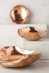 Petit bol de service en cuivre pour les fêtes et les événements convenant aux plats chauds, aux collations, aux fruits et aux repas de fête - Product Image 3