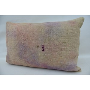 Almohada de lana degradada púrpura de 16x24 pulgadas, diseño tejido bordado cuadrado con patrón Vintage, portátil para ropa de cama, suelo para Navidad - Product Image 3