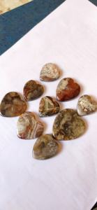 อัญมณีรูปหัวใจจากอาเกตคุณภาพสูง ดีไซน์ลูกไม้สุดหรู สำหรับทำเครื่องประดับทุกประเภท ราคาขายส่ง - Product Image 4