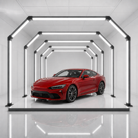 Éclairage LED tunnel pour vitrine de voiture de sport, éclairage de scène pour showroom et studio de detailing, IP54, vente en gros