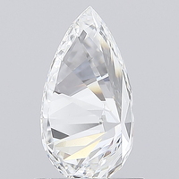 Diamant en vrac de 1,17 carat, forme poire, couleur CVD D, clarté VVS2, IGI, pour bijoux personnalisés, bagues de fiançailles
