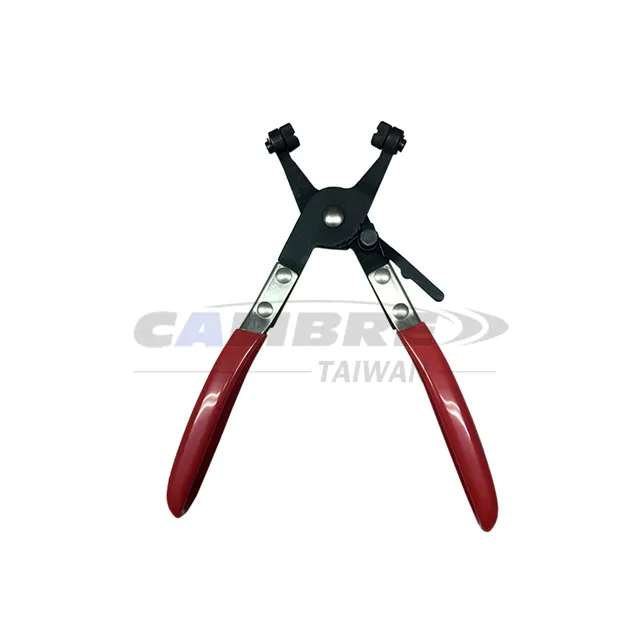 TAIWAN CALIBRE Auto Repair Tool Swivel for Removal and Installation of Ring-Type or Flat-Band Hose Clamp Plier