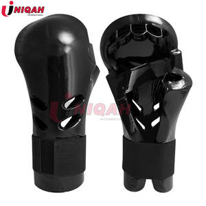 Guantes de boxeo de cuero de vaca universales Premium Durable de alto rendimiento antideslizante correa de muñeca ajustable con cordones personalizables - Product Image 2