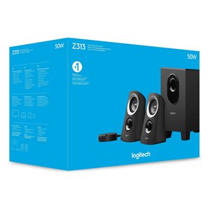 For Z Series Z313 25W for 5.0 Party <b>Speakers</b>-Black & Silver 3.5mm Jack 2.1 Channel Memory Card & Home Theatre Support - Product Image 2