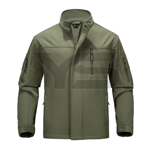 New Arrival Casual Winter Jacket High Quality Softshell Fabric Multi-Color Option <b>Stand</b> Collar Zipper OEM Service Available - Product Image 1