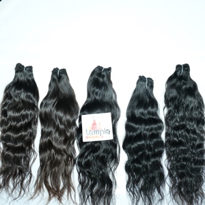 Extensiones de Cabello Humano Virgen Natural Negro Indio sin Procesamiento Químico, Paquetes de Cabello Humano Baratos - Product Image 2
