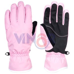 Gants de ski en cuir d'hiver avec logo personnalisé de haute qualité Gants de ski respirants à séchage rapide ajustables Nouveau design Gants de ski chauds avec logo personnalisé - Product Image 1