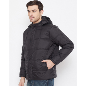 Factory Wear Trending Style Puffer Jacket Hombres Bomber transpirable de secado rápido Estampado personalizado Zip up Puffer Jacket para hombres - Product Image 4