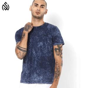 Camiseta lavada con ácido para hombre, camiseta de gran tamaño en blanco de algodón pesado, Camiseta de algodón 100% para hombre - Product Image 5