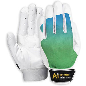Vente en gros de gants de frappeur de baseball professionnels unisexes Logo de couleur personnalisable en cuir de chèvre souple respirant léger - Product Image 6