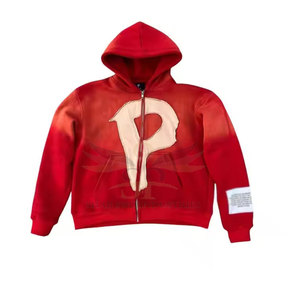 Diseña tus propias sudaderas con capucha bordadas angustia de invierno de alta calidad Venta caliente bordado de angustia bajo Moq - Product Image 3