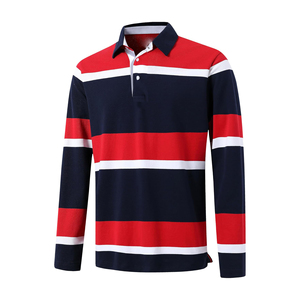 Nuevo 2025 Polo camiseta mejor calidad Unisex Rugby Jersey cómodo poliéster algodón deportes uniforme personalizado largo caliente camisa de los hombres - Product Image 1