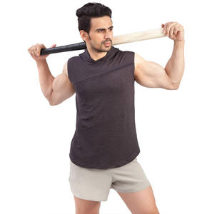 2025 nouveauté hommes entraînement à capuche débardeurs sans manches gymnastique entraînement sweats à capuche musculation Muscle coupé sweat à capuche - Product Image 1