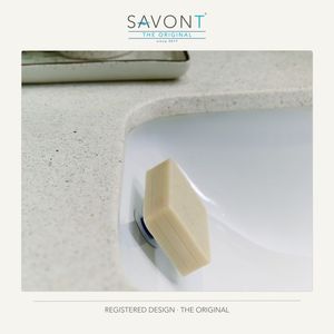 SAVONT SoapGrip, support à savon magnétique personnalisable en acier inoxydable, 24 mm, antirouille, forte adhérence, fabriqué en Allemagne, pour salle de bain - Product Image 2