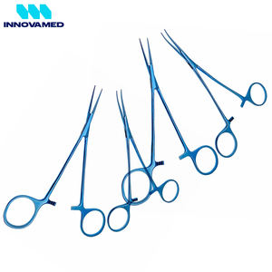 Fórceps Kelly hemostáticos de titanio, juego de instrumentos quirúrgicos oftálmicos curvos rectos, fórceps Kelly hemostáticos de acero inoxidable Natural - Product Image 2