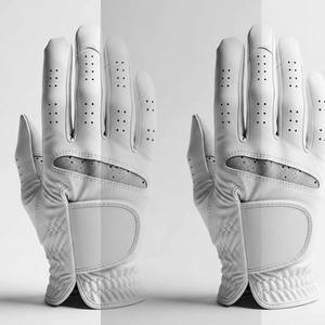 Genuine Leather Golf Gloves Men's Left Right Hand Soft Breathable Pure Sheepskin Golf Gloves - Product Image 3