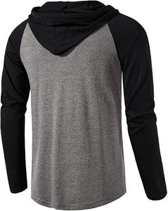 Sudadera Casual de Invierno para Hombre, Color Sólido, Corte Regular, 100% Algodón, Felpa Ecológica, Secado Rápido, Transpirable, con Bolsillo, Ropa de Moda - Product Image 1