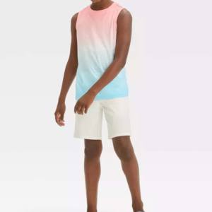 OEM niños sin mangas costilla chaleco verano niños algodón camiseta sin mangas para niños y niñas nuevo logotipo para los hombres - Product Image 1