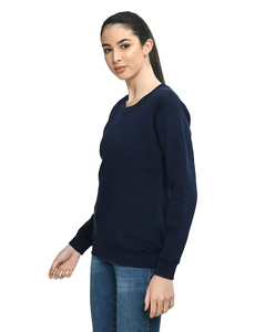 Alta calidad mujeres algodón invierno personalizado peso pesado Streetwear sudaderas de gran tamaño transpirable cuello redondo sudaderas - Product Image 5