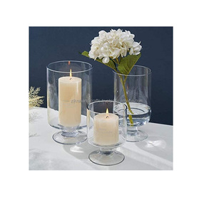 Colored Theme Lanterns Fully Glass Material Design Garden Outdoor Indoor Home Tabletop Customized Size <b>Cheap</b> <b>Candle</b> Lamps - Product Image 4