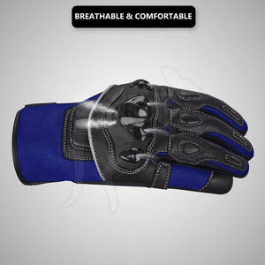 Guantes de moto de diseño recién llegados, guantes de moto auténticos, guantes de moto transpirables de piel de vaca - Product Image 3