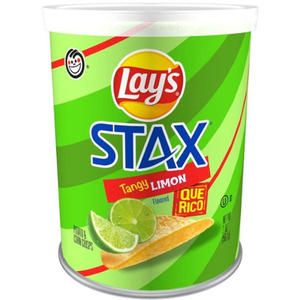 Papas Fritas Lays Stax al por Mayor, Sabor Crema Agria y Cebolla/ Exportador de Snacks de Papa, Papas Fritas Lays Stax Picantes de 103g y 105g - Product Image 2