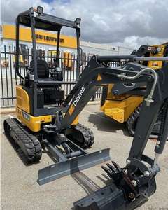 Excavatrice compacte John Deere E36ZS 2020 d'occasion, chargeuse sur chenilles, 80 tonnes, boîte de vitesses Doosan, roulement de pompe, engrenage en excellent état - Product Image 2