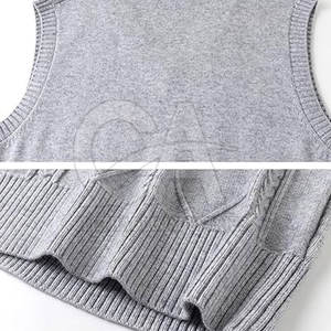 Couleurs personnalisées Tailles 2025 Disponible Pull sans manches de haute qualité pour hommes Tricots Pull sans manches personnalisé - Product Image 5