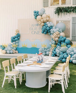 Top Vente Table et chaises en rotin ovale naturel pour enfants et enfants-Ensemble de location de fête - Product Image 4