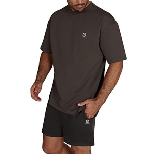 Cotton Summer T-shirt and <b>Shorts</b> Set Unisex Two Piece <b>Shorts</b> and Shirt Set for Men Custom logo Men's <b>Short</b> Set - Product Image 1