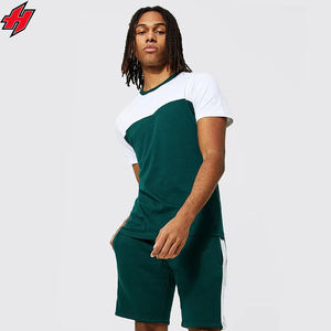 Summer Training & Jogging Wear Vêtements Hommes Short Sleeve T Shirt Shorts Set 2 Piece Shorts Breathable Man Jogger Tracksuits - Product Image 2