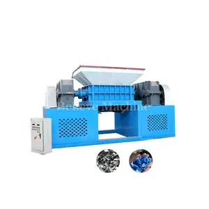 Rugged Durable doanh nghiệp băm nhỏ Máy móc kim loại Shredder máy kim loại nhỏ thép Shredder máy để tái chế chất thải