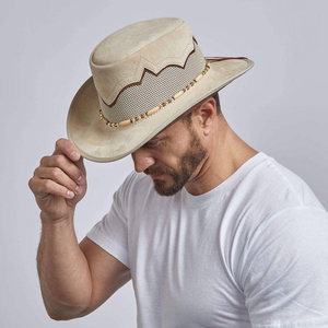 Nouveauté : Chapeaux de cowboy en cuir véritable personnalisés, design classique, en stock, fabriqués au Pakistan - Product Image 6