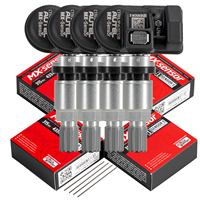 Expédition UE 4 pièces Capteur TPMS universel programmable Autel MX-Sensor 315MHz+433MHz 2 en 1 Métal/Caoutchouc