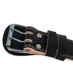 Cinturón de gimnasio Unisex de alta calidad, Material de cuero fuerte hecho a medida, características de entrenamiento de levantamiento de pesas, hebilla Original, protección de logotipo - Product Image 3